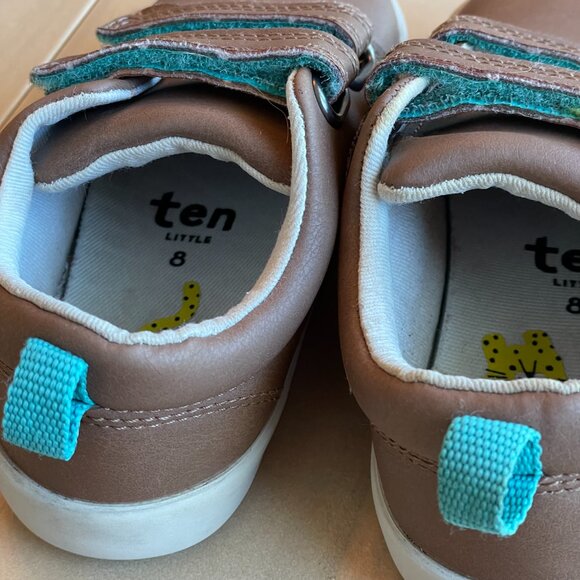 Ten Little Toddler Little Everyday Original Sneaker, Mocha Brown - Size 8 - Picture 4 of 9